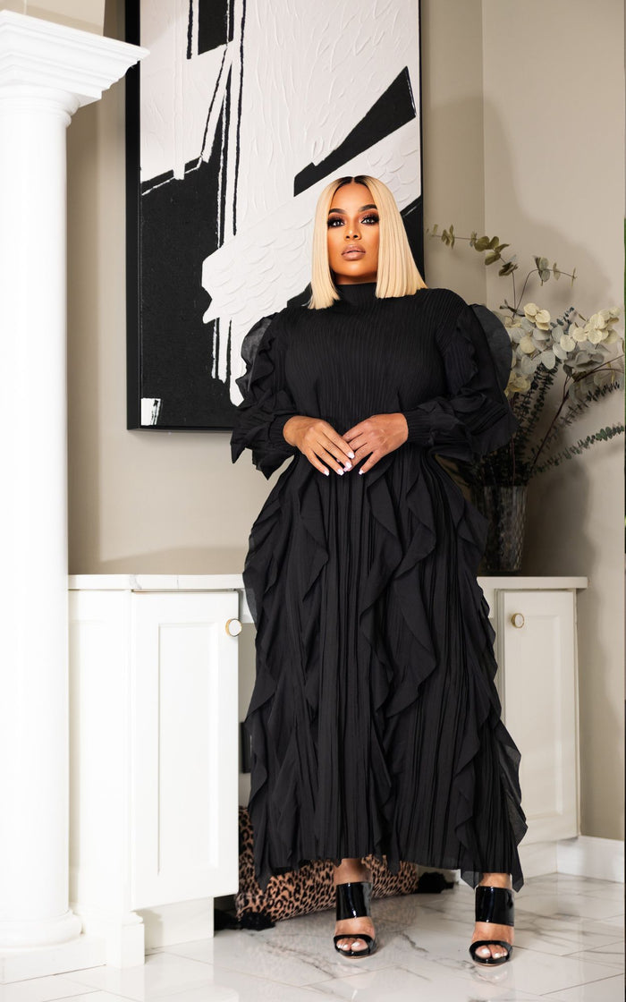 Vanilla Bean | Dress | Black | Review Description & Return Policy