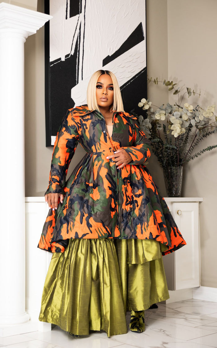 Camo Crush | Dress |  Review Description & Return Policy