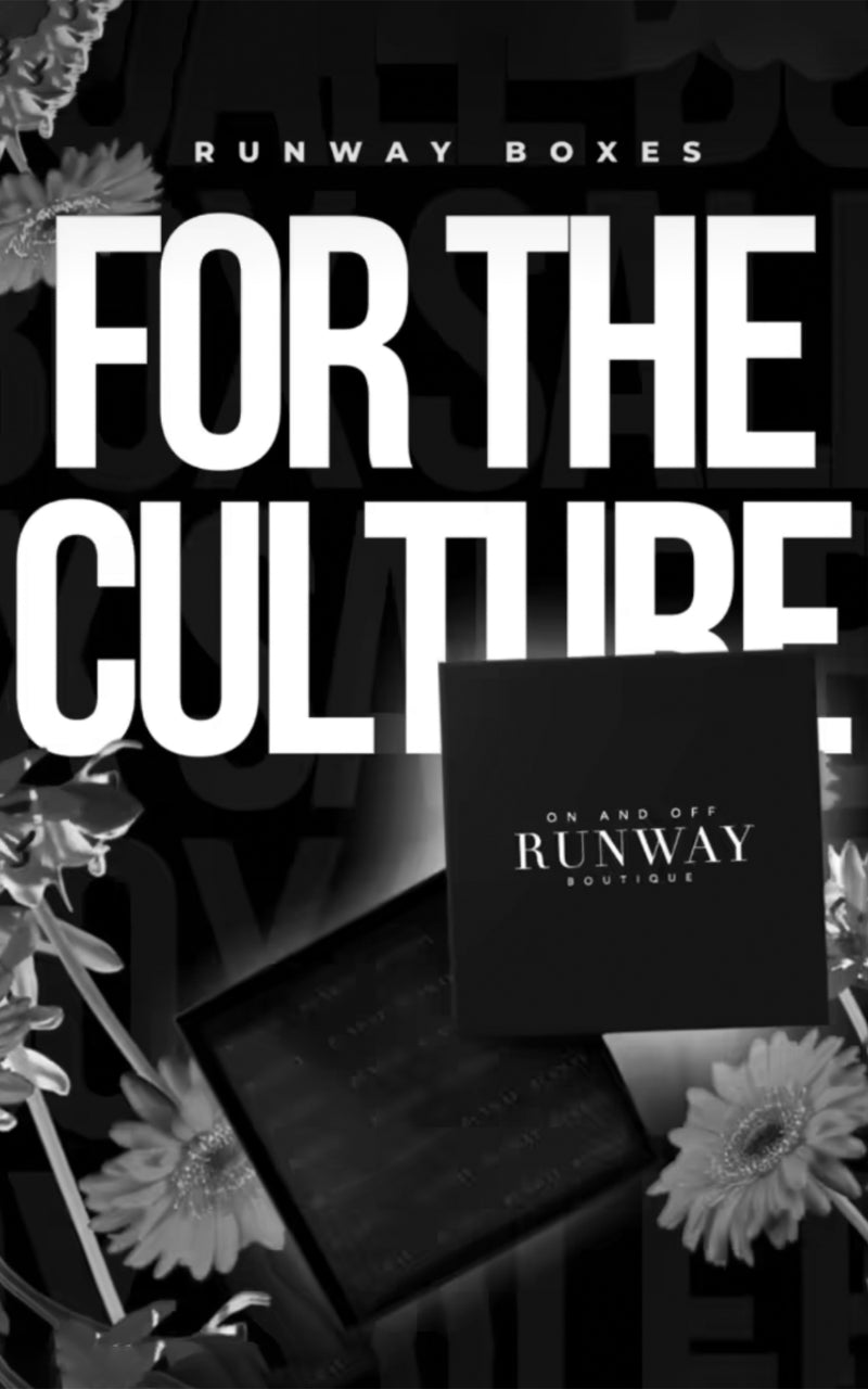 FOR THE CULTURE Runway Box I 3-Pieces I Review Description & Return Policy