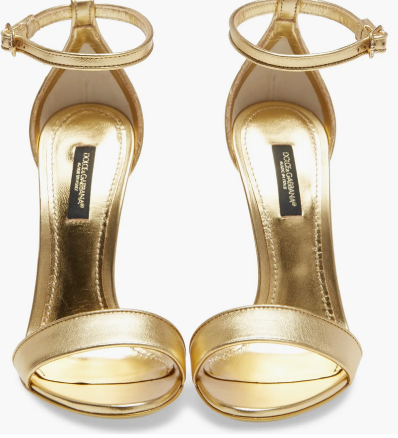 Dolce & Gabbana DG Gold Heels