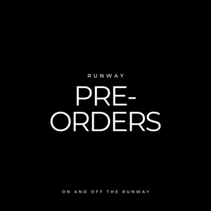 PRE-ORDER