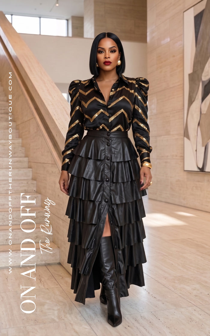 Endless Layers | Black | Review Description & Return Policy
