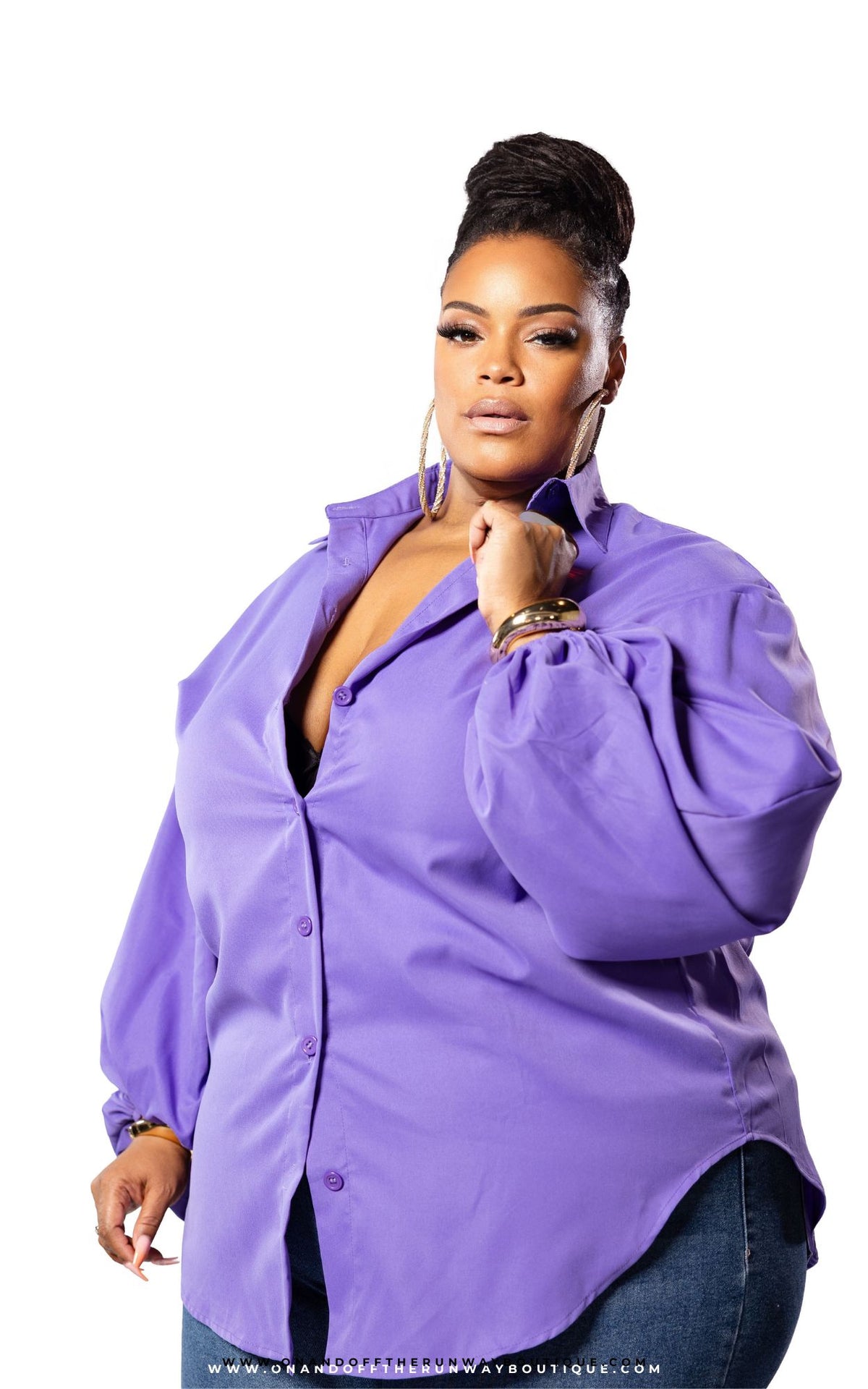 A Vibrant Blouse | Lavendar | Review Description & Return Policy