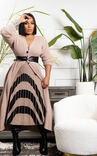 Taupe Knit Cardigan | Quality Knit | Review Description & Return Policy