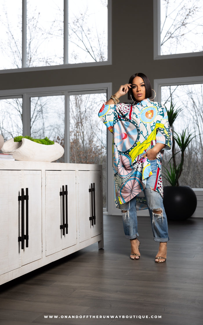 Printed Pattern Tunic | Review Description & Return Policy