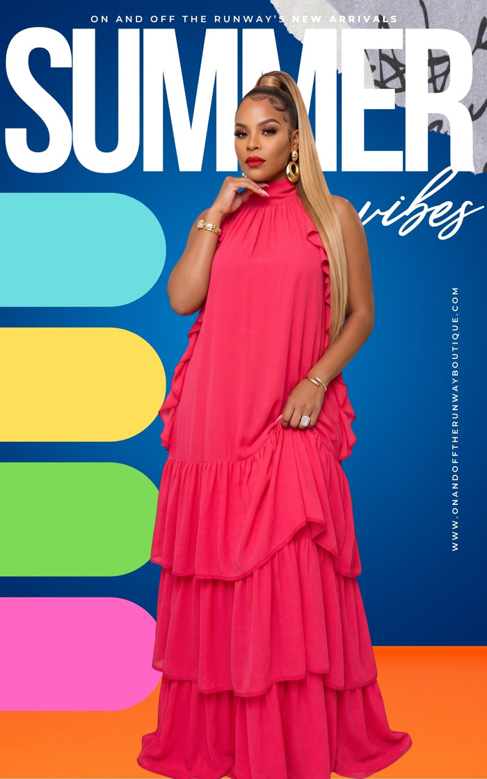 Apple Blossom |  Maxi Dress | Review Description & Return Policy