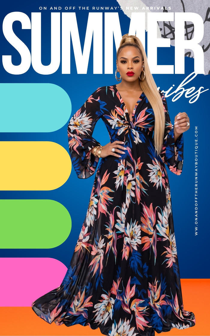 Burst Through |  Maxi Dress | Review Description & Return Policy