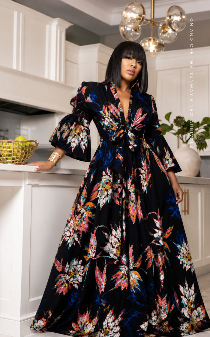 Burst Through |  Maxi Dress | Review Description & Return Policy