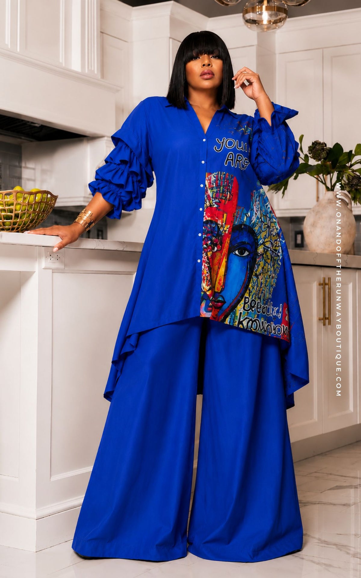 Picasso Moments | ROYAL BLUE | Review Description & Return Policy