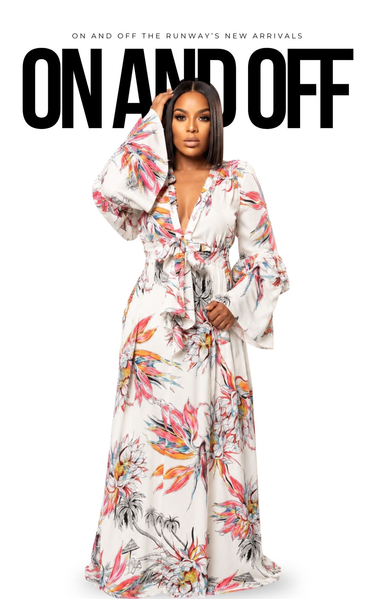 Bahama Mama Maxi | Ivory | Maxi Dress | Review Description & Return Policy