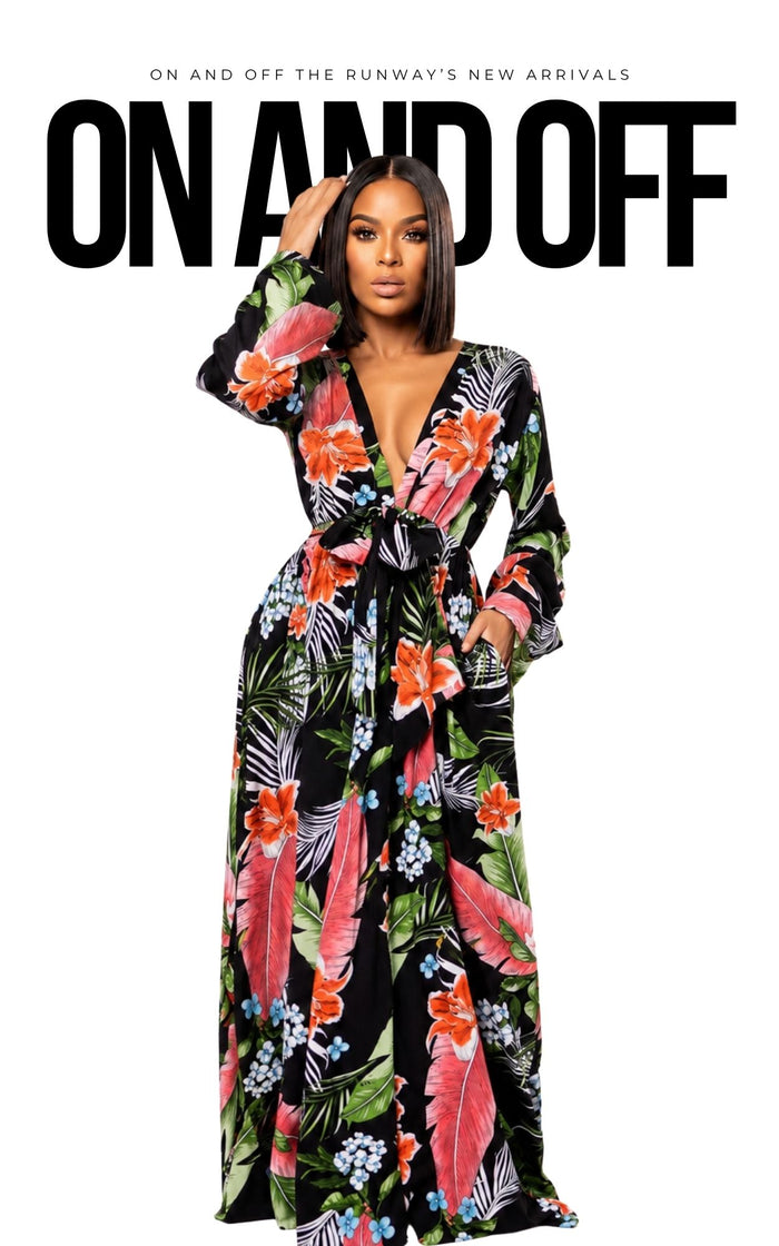 Bahama Mama Maxi | Black | Maxi Dress | Review Description & Return Policy