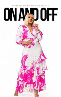 Paradise Cascade | Pink | Maxi Dress | Review Description & Return Policy