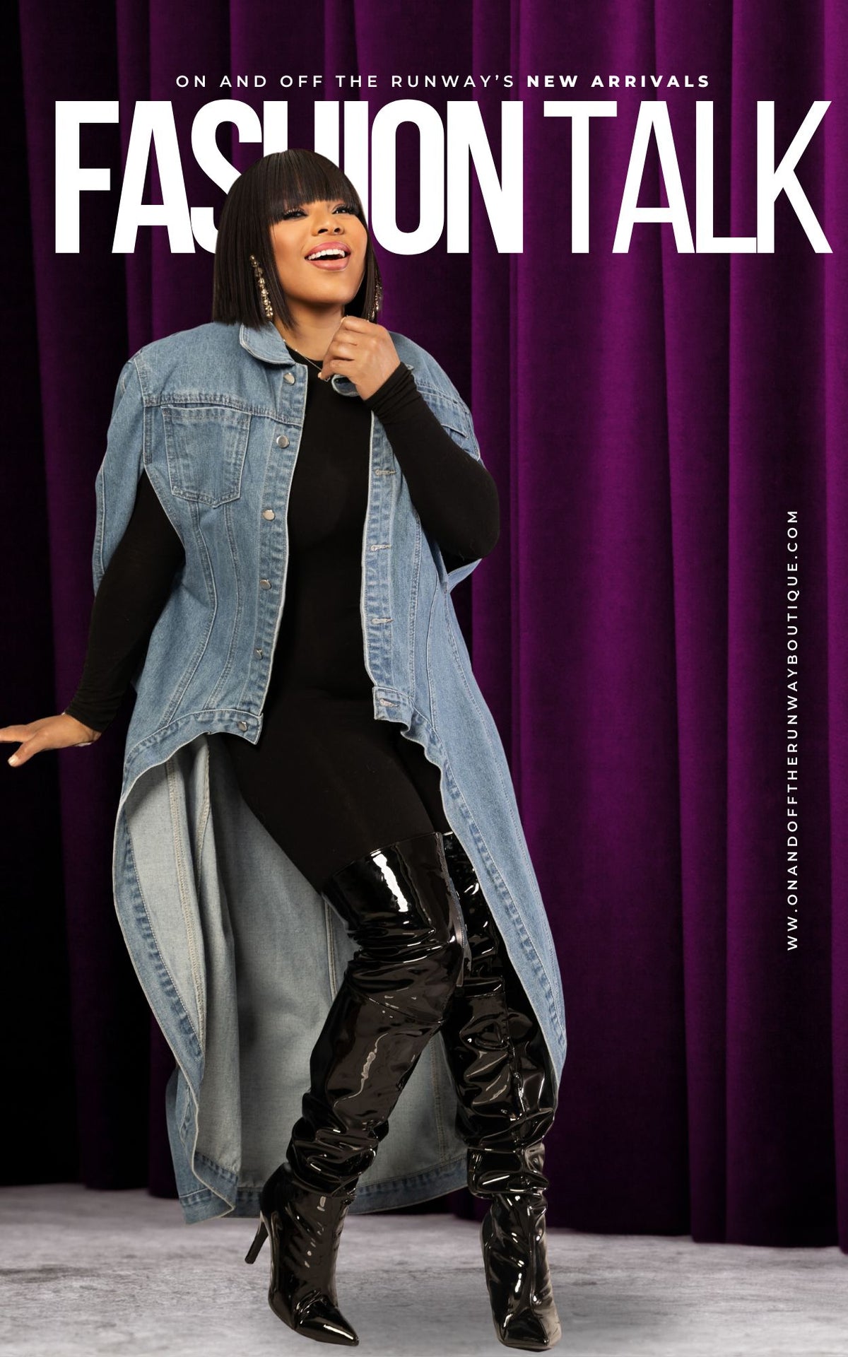 Denim Cape | Review Description & Return Policy