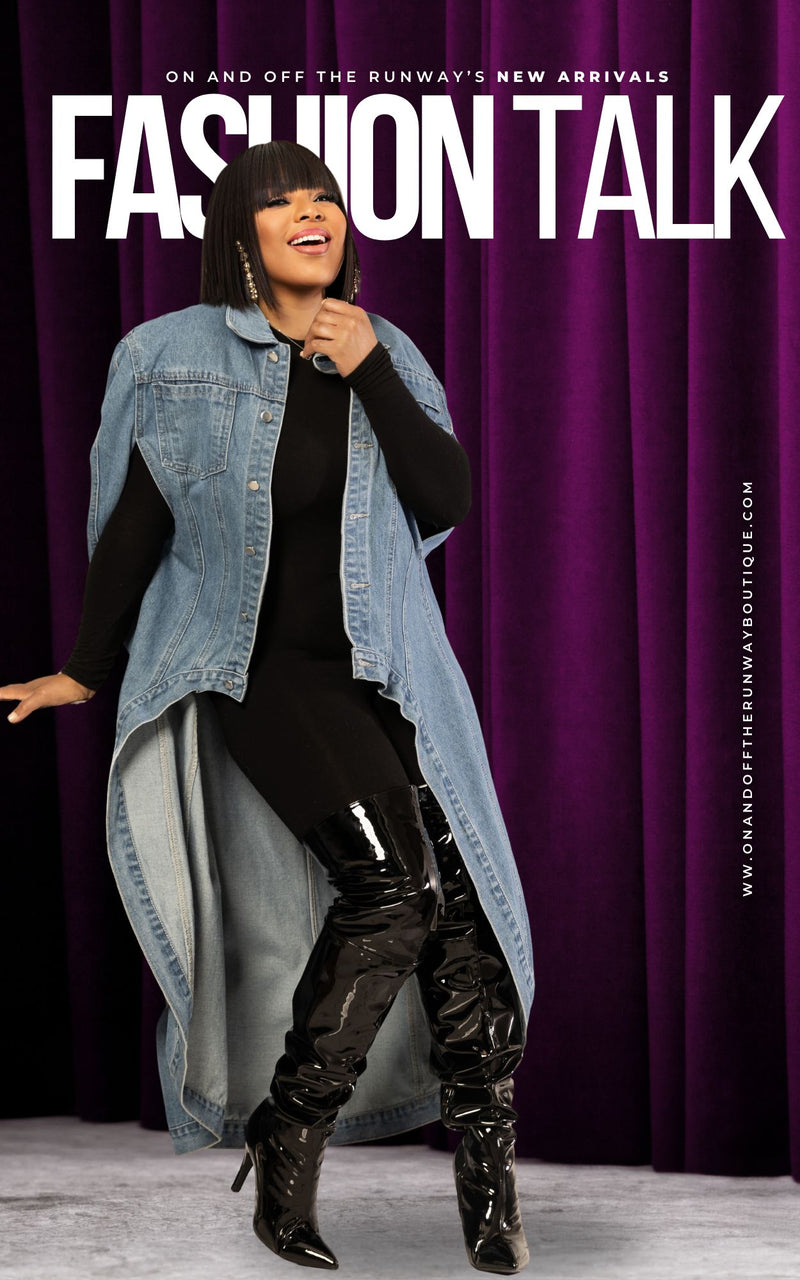 Denim Cape | Review Description & Return Policy