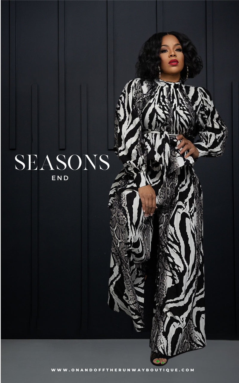 Seasons End | Set | Black & White | Review Description & Return Policy