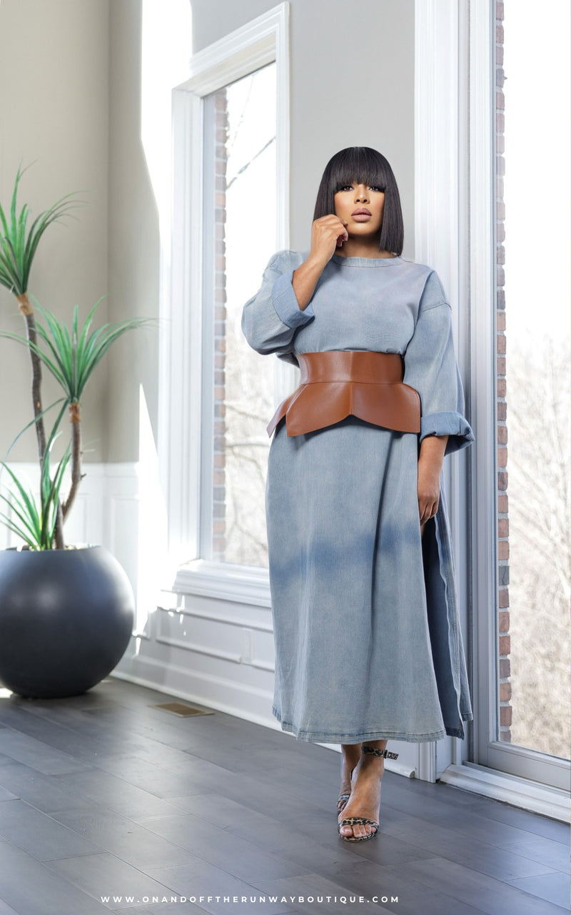 Thee Denim Dress | Review Description & Return Policy