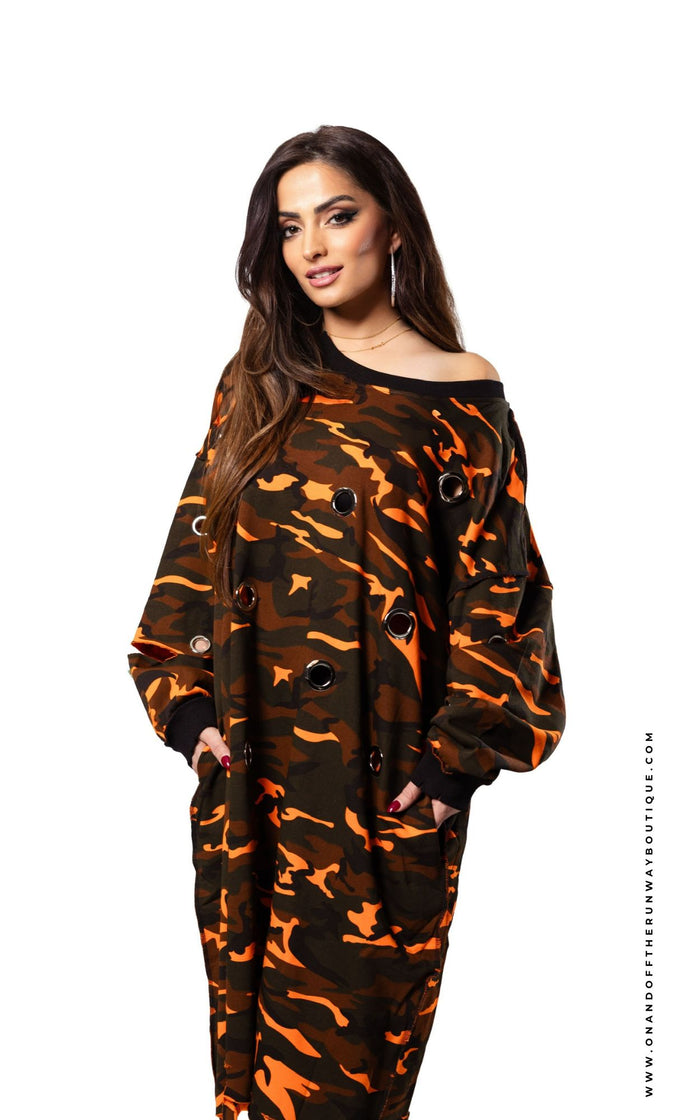 The Camo Switch Up | Orange | Review Description & Return Policy