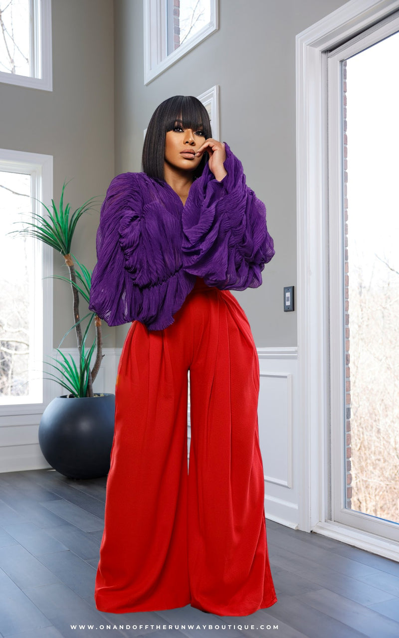 High Waisted | Red | Review Description