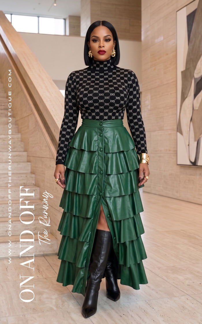 Endless Layers | Green | Review Description & Return Policy