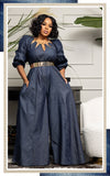Class On | Denim Jumpsuit  | Review Description & Return Policy
