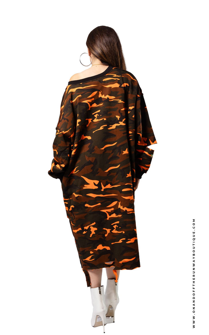 The Camo Switch Up | Orange | Review Description & Return Policy