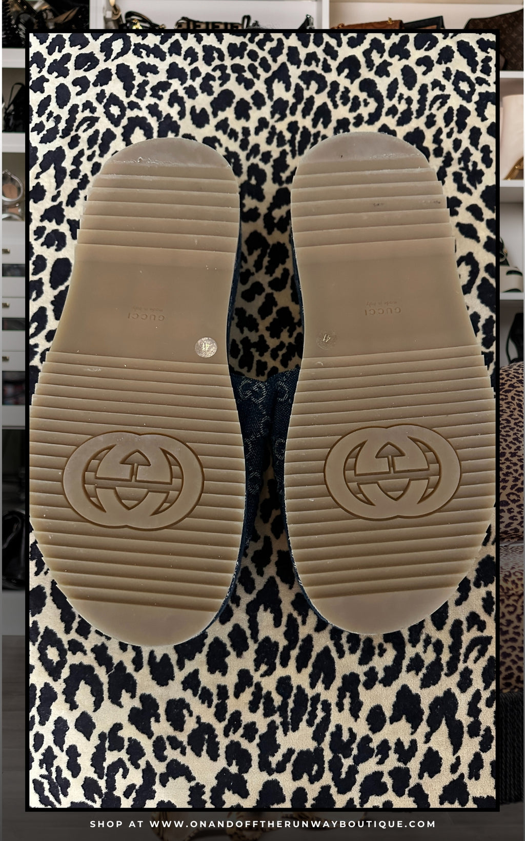 Gucci Denim Platform Sandals