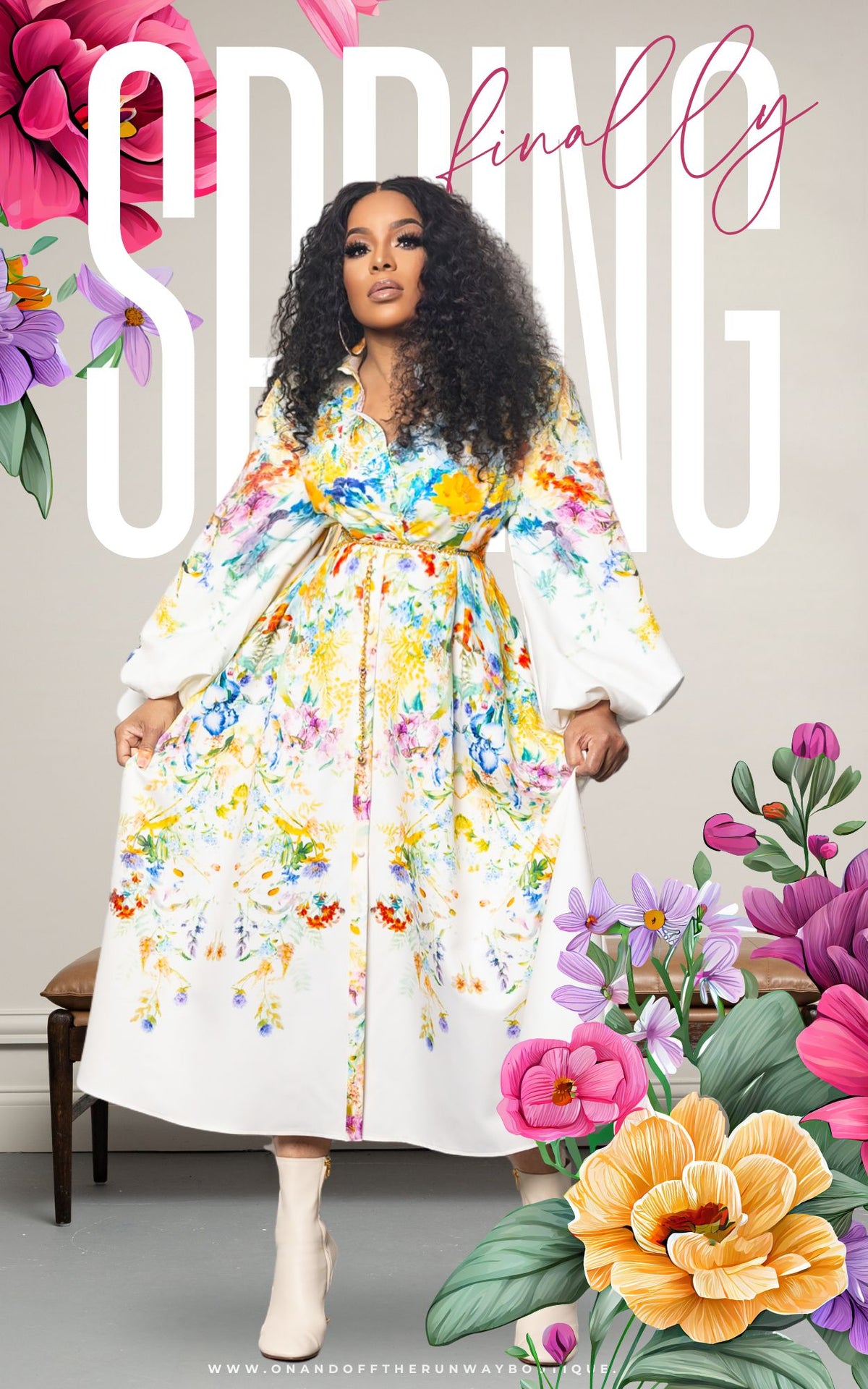 Floral Testimony  | Dress | Review Description & Return Policy