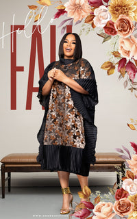 Fall Florals  | Dress | Review Description & Return Policy
