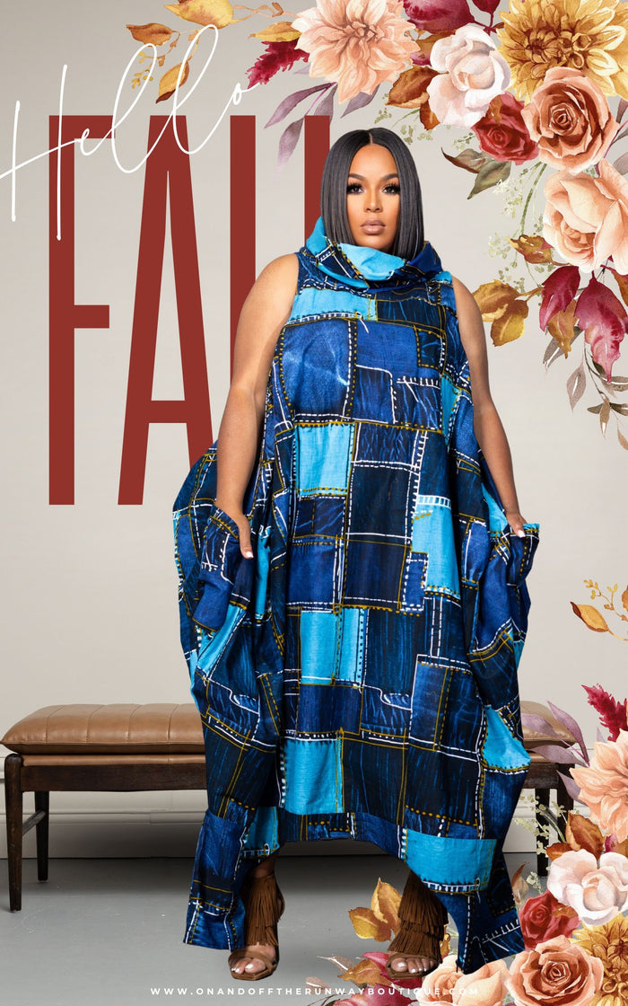 Fall Patchwork Dress/Jumper | Review Description & Return Policy