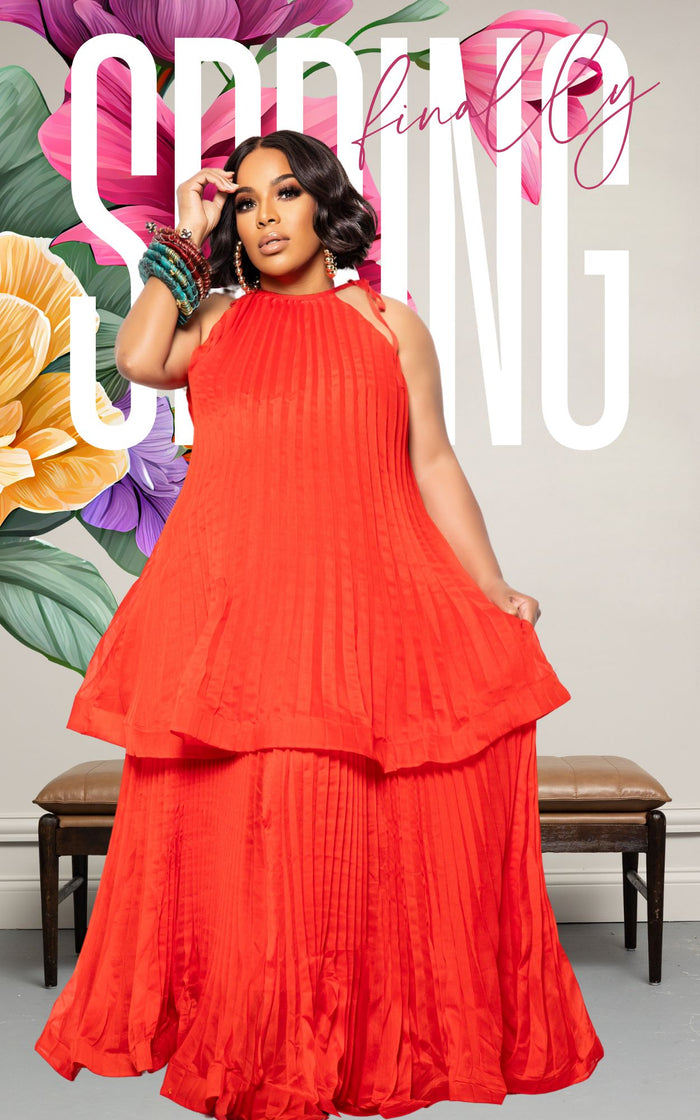 Voluminous Layers | RED | Review Description & Return Policy