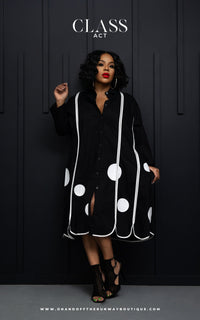 Class Act | Shirt Dress | Review Description & Refund Policy