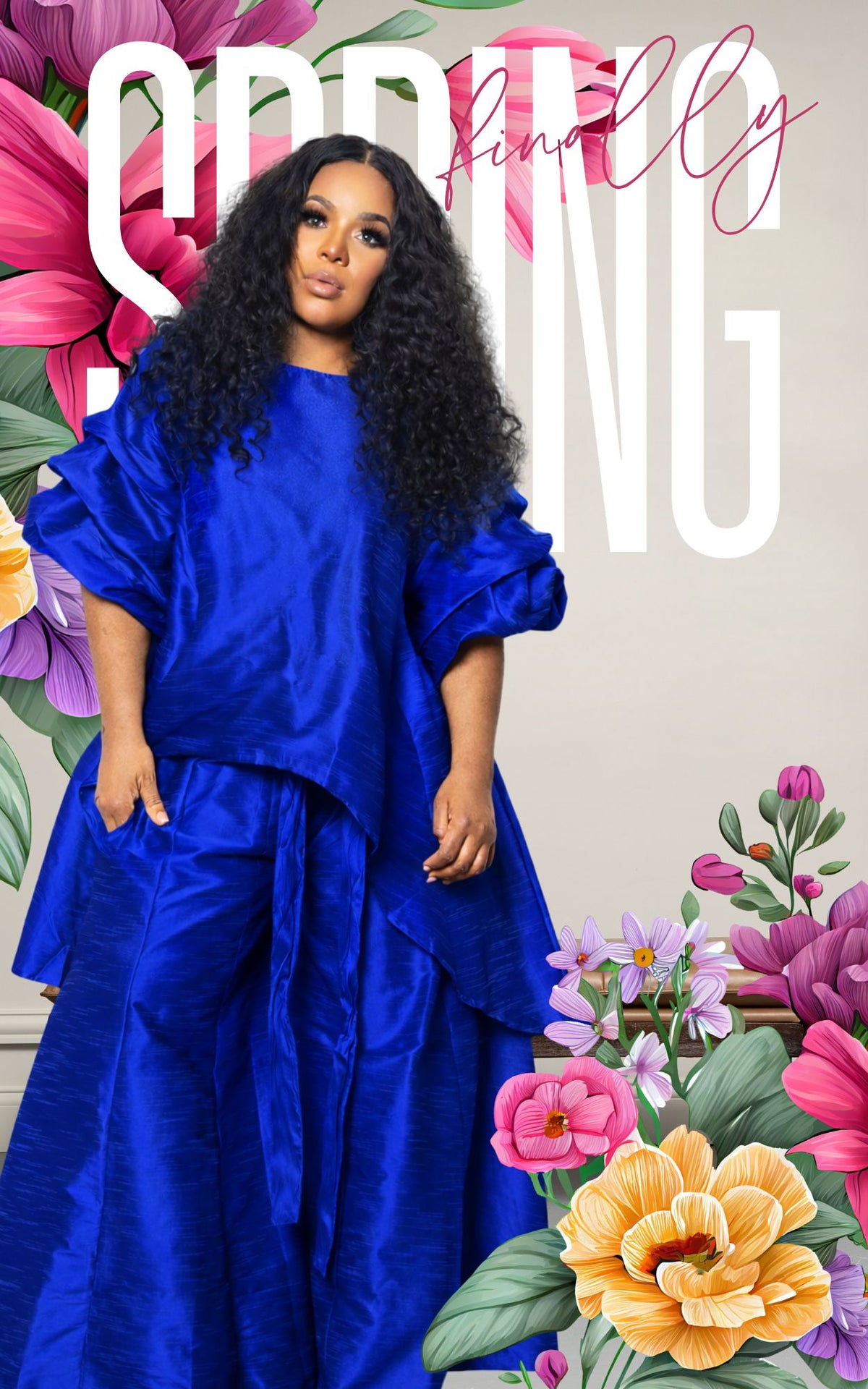Spring Moments | ROYAL BLUE | Review Description & Return Policy