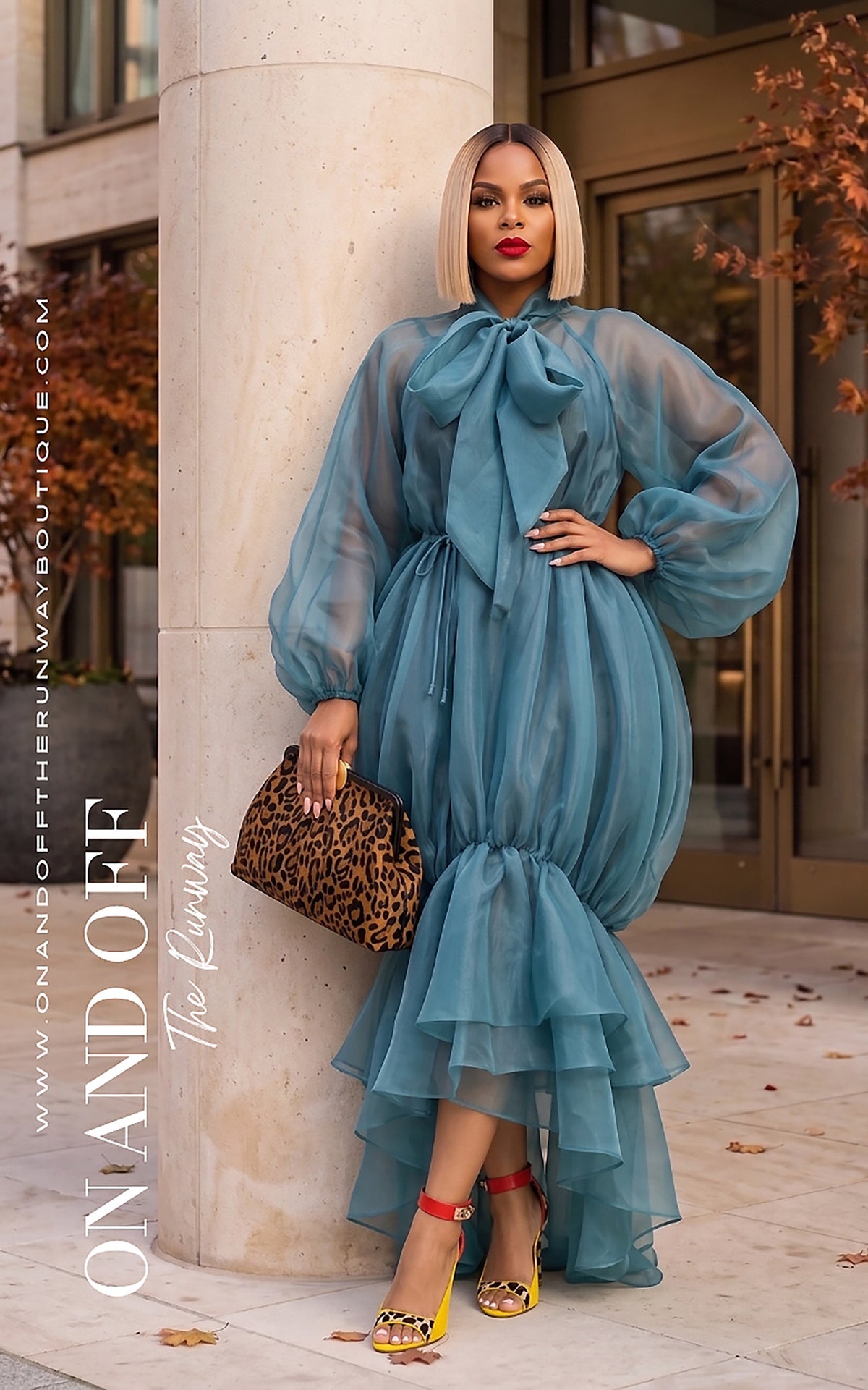 All About That Bow | TURQUOISE | Review Description & Return Policy