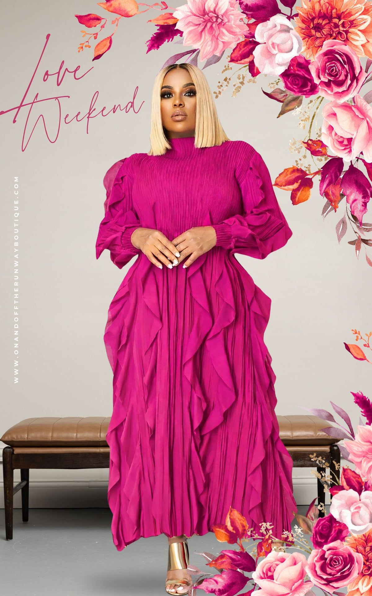 Vanilla Bean | Hot Pink | Review Description & Return Policy