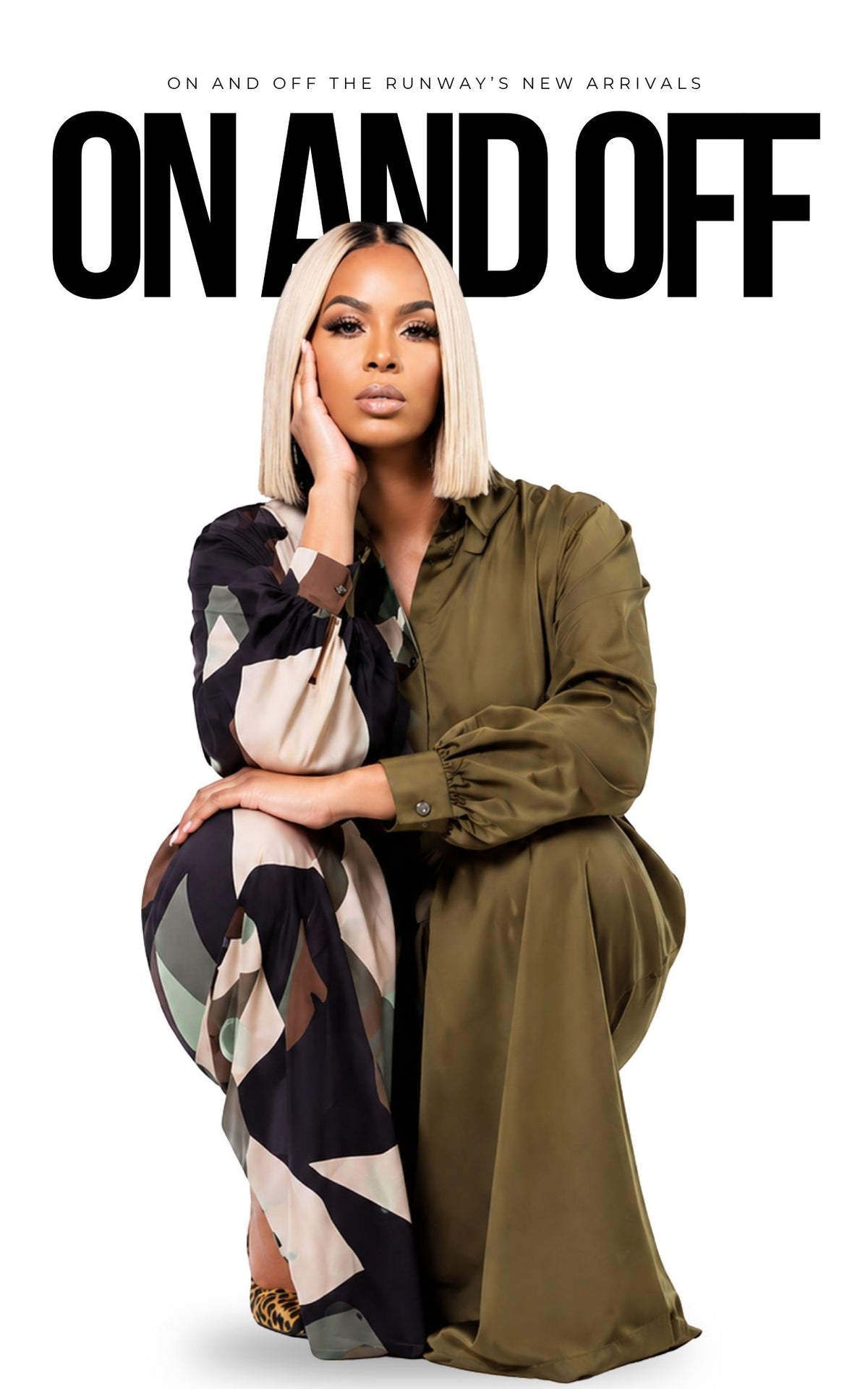 The Oversized Olive Shirt Dress | Review Description & Return Policy