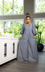 Class On | Denim Jumpsuit  | Review Description & Return Policy