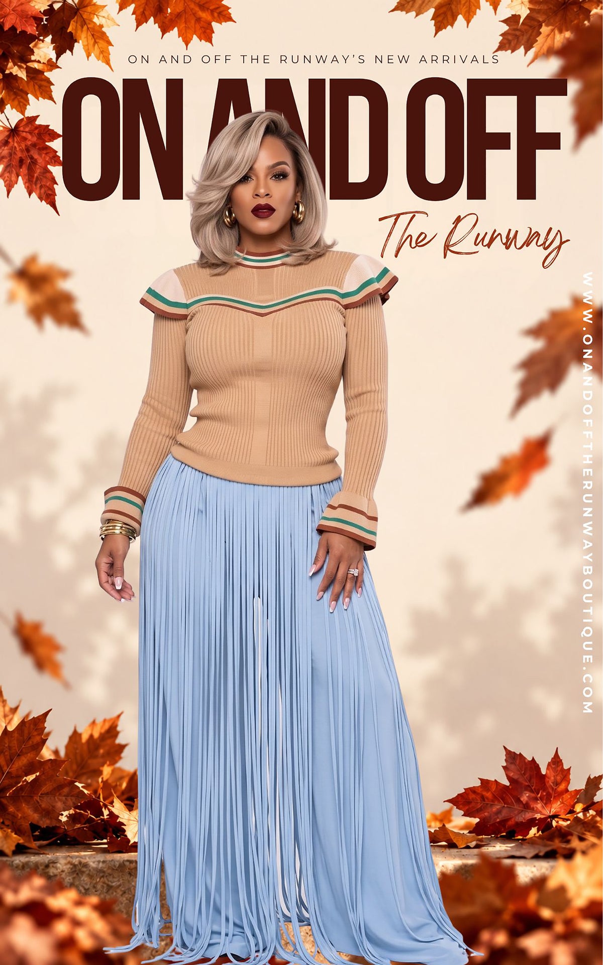 Fringe With Benefits | Blue | Review Description & Return Policy