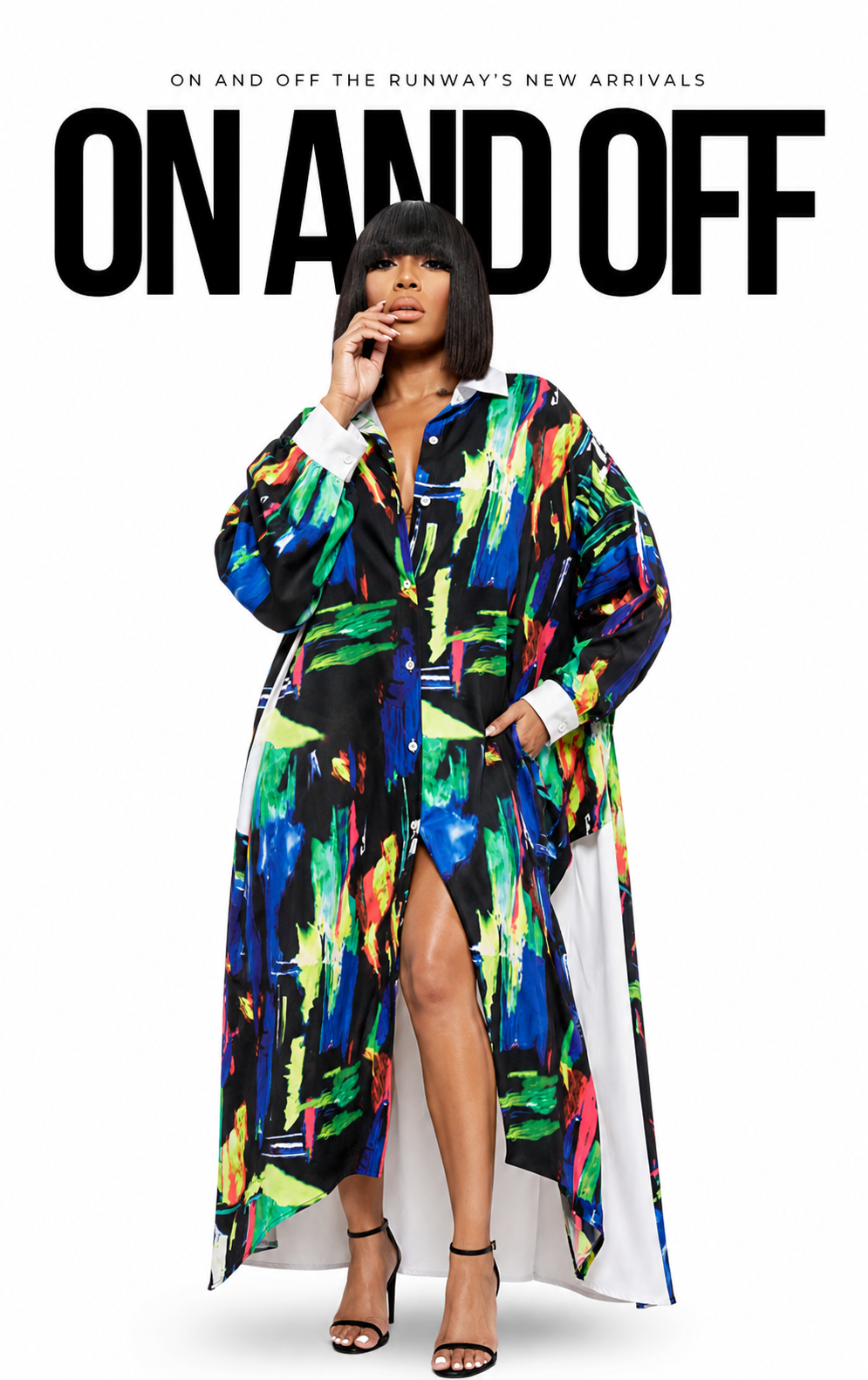 Work Of Art Oversized Shirt Dress | Review Description & Return Policy