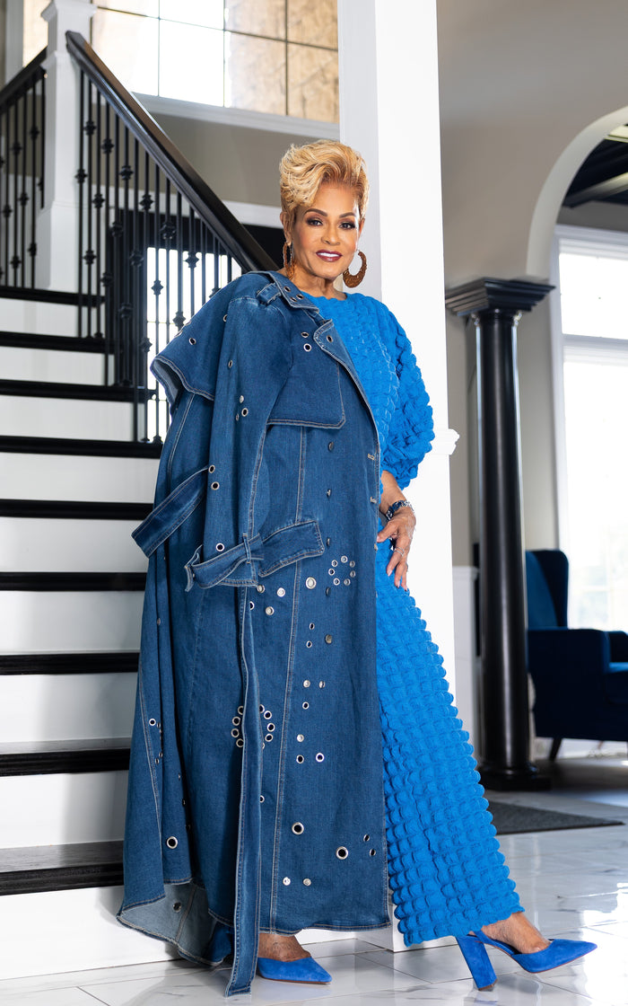The Denim Trench Coat | Review Description & Return Policy