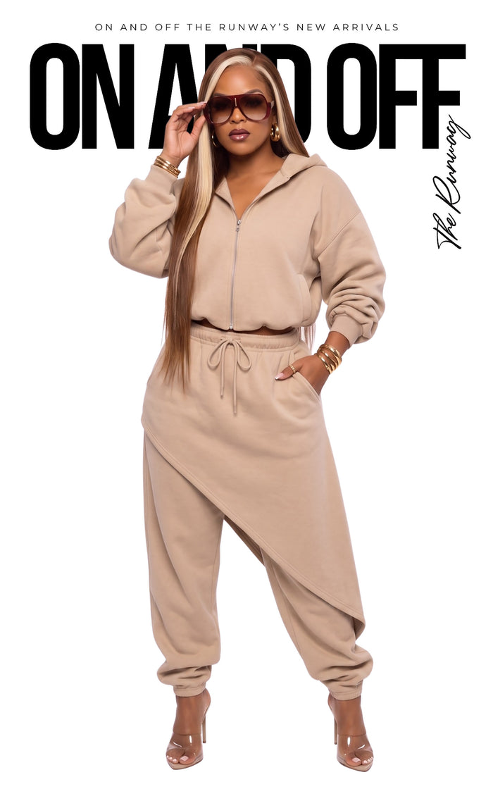 Off Duty Set | Beige | Review Description & Return