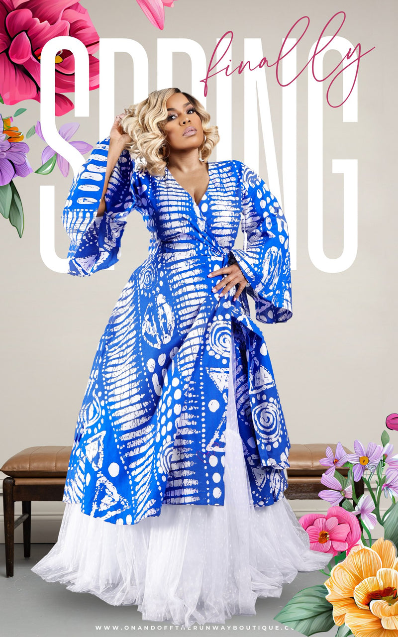 No Signs Of Rain | Wrap Dress | Review Description & Return Policy