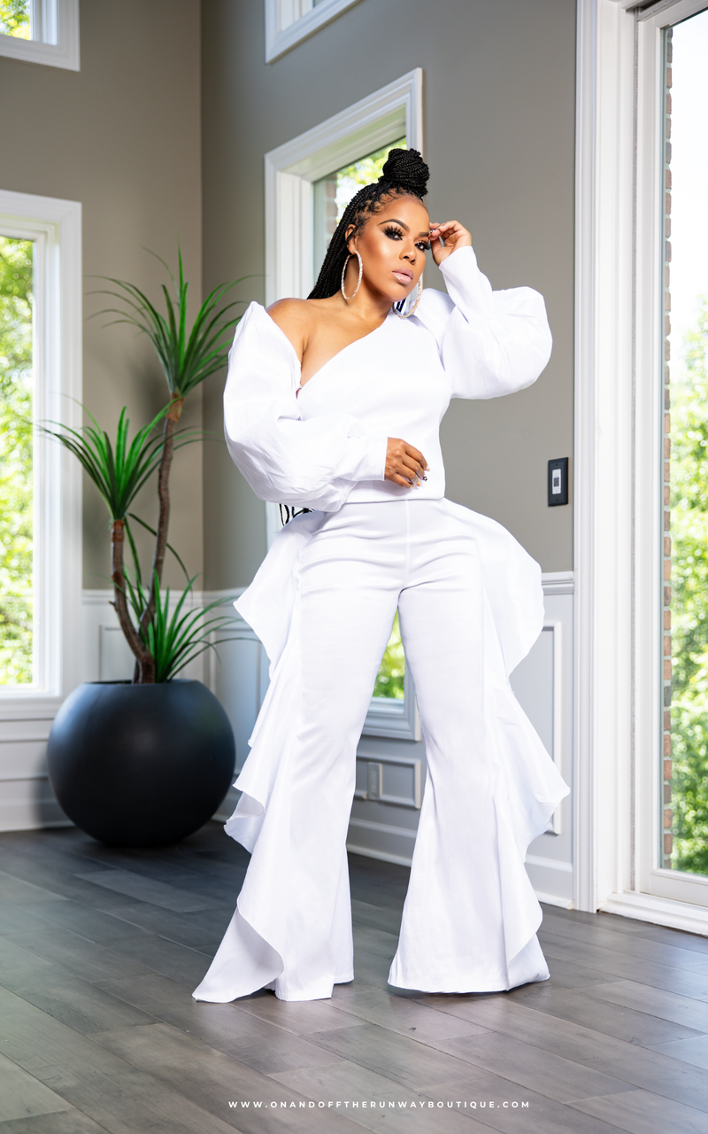 All White | Set | Review Description & Return Policy