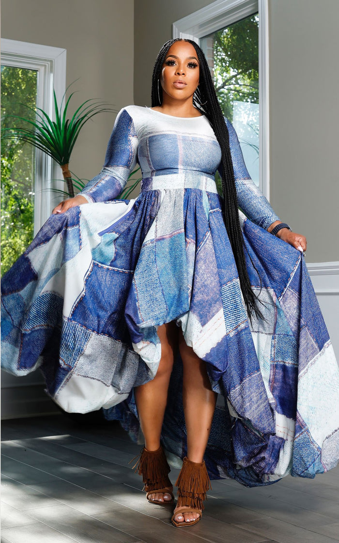 The Patchwork High Low | Skirt | Review Description & Return Policy