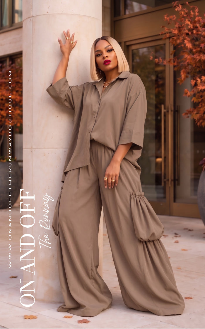Causal, But Classy | SET - TAN | Review Description & Return Policy