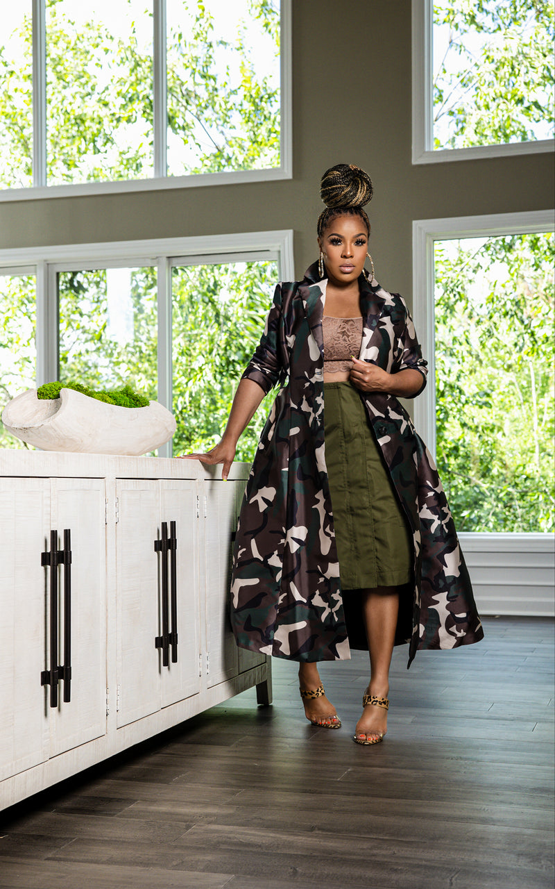 The Camo Trench | Review Description & Refund Policy