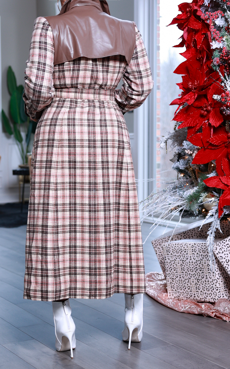 A Plaid Classic Trench | Review Description & Return Policy Before Purchasing